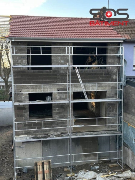 Image 3 : Travaux de maçonnerie à Plesnois : SOS Bâtiment - Façadier/Couvreur/Rénovation - Metz Thionville Nancy