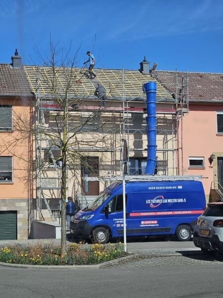 Image 13 : Escalier et garde-corps à Kehlen : Les Toitures Lux Welter SARLS