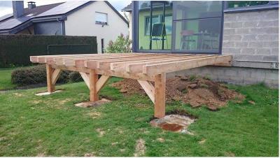 Image 16 : Toiture bâtiment à Grass : Charpente G2 Sàrl